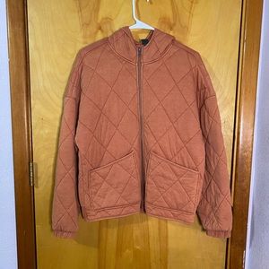 Orange Quilt Jacket